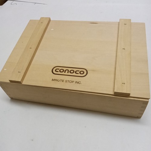 Conoco gasoline wood - gasoline, box