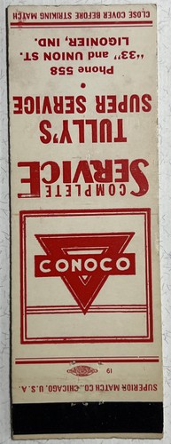 Vintage conoco matchbook - conoco,