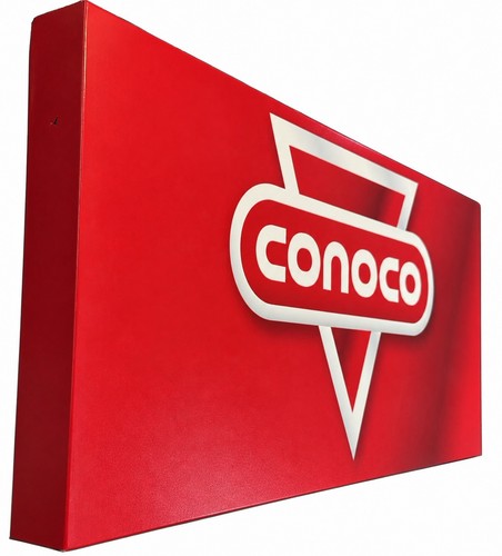 Conoco sign gas oil 20 - gas, &