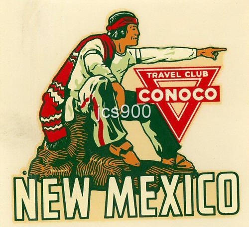 Vintage conoco travel - club, new