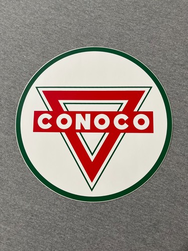 Conoco triangle decal - conoco,